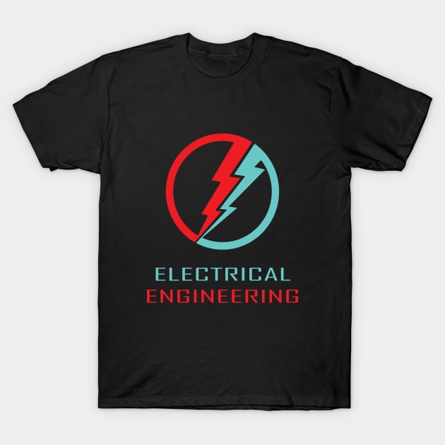 electrical engineering, lightning logo, electrician T-Shirt by PrisDesign99